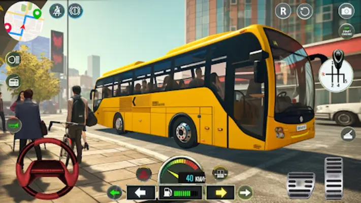 Bus Simulator Coach Driving 3D android App screenshot 2